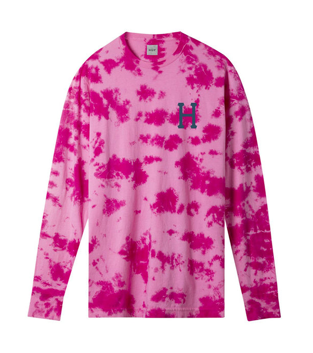 CLASSIC H WATERCOLOR LONG SLEEVE T-SHIRT - Hilite NYC