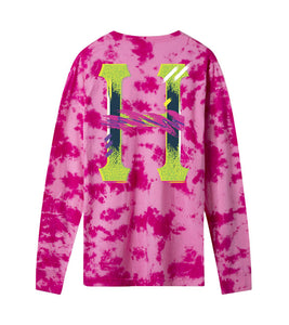 CLASSIC H WATERCOLOR LONG SLEEVE T-SHIRT - Hilite NYC