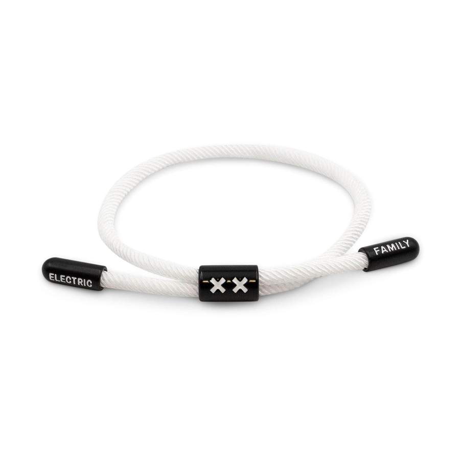 XX NEW SCHOOL BRACELET (WHITE/BLACK) - Hilite NYC