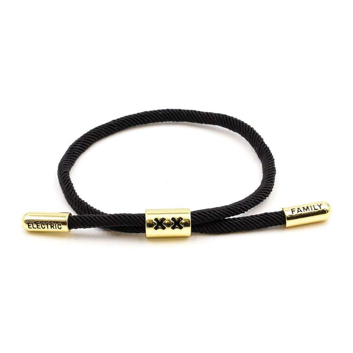 XX NEW SCHOOL BRACELET (BLACK/GOLD) - Hilite NYC