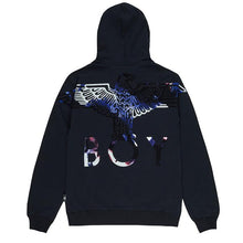 Load image into Gallery viewer, BOY EAGLE FLOCK HOODIE - BLACK - Hilite NYC