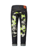 Load image into Gallery viewer, Slim-fit Denim Jeans with Camouflage Daicock Print - Hilite NYC