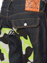 Load image into Gallery viewer, Slim-fit Denim Jeans with Camouflage Daicock Print - Hilite NYC