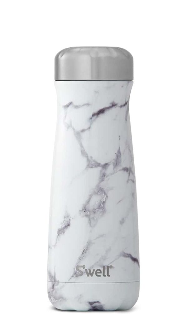 White Marble Traveler 20oz - Hilite NYC