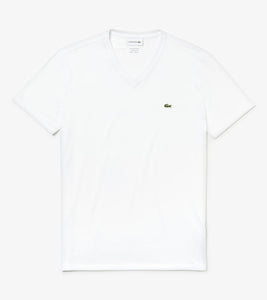 V-neck Pima Cotton T-shirt - Hilite NYC