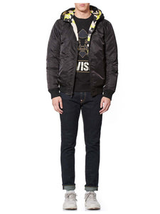 Allover Camouflage Printed Reversible Padded Jacket - Hilite NYC